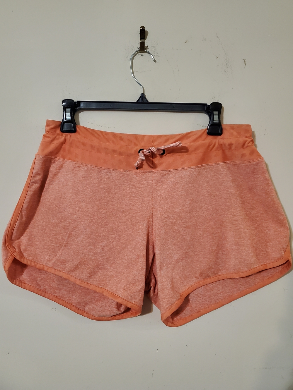 Rabbit Heathered Coral Peach Athletic Shorts Womens L